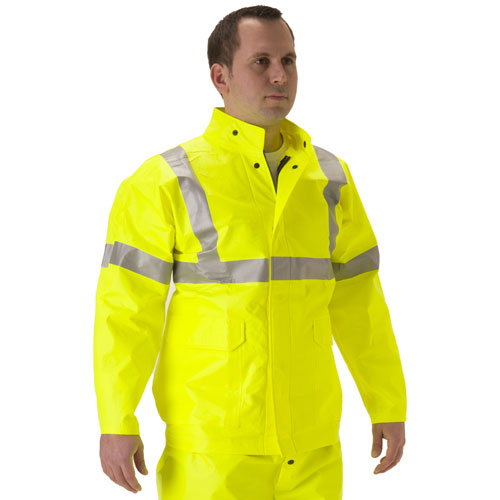 ArcLite Air Hi-Vis FR Rain Jacket in Hi-Vis Yellow